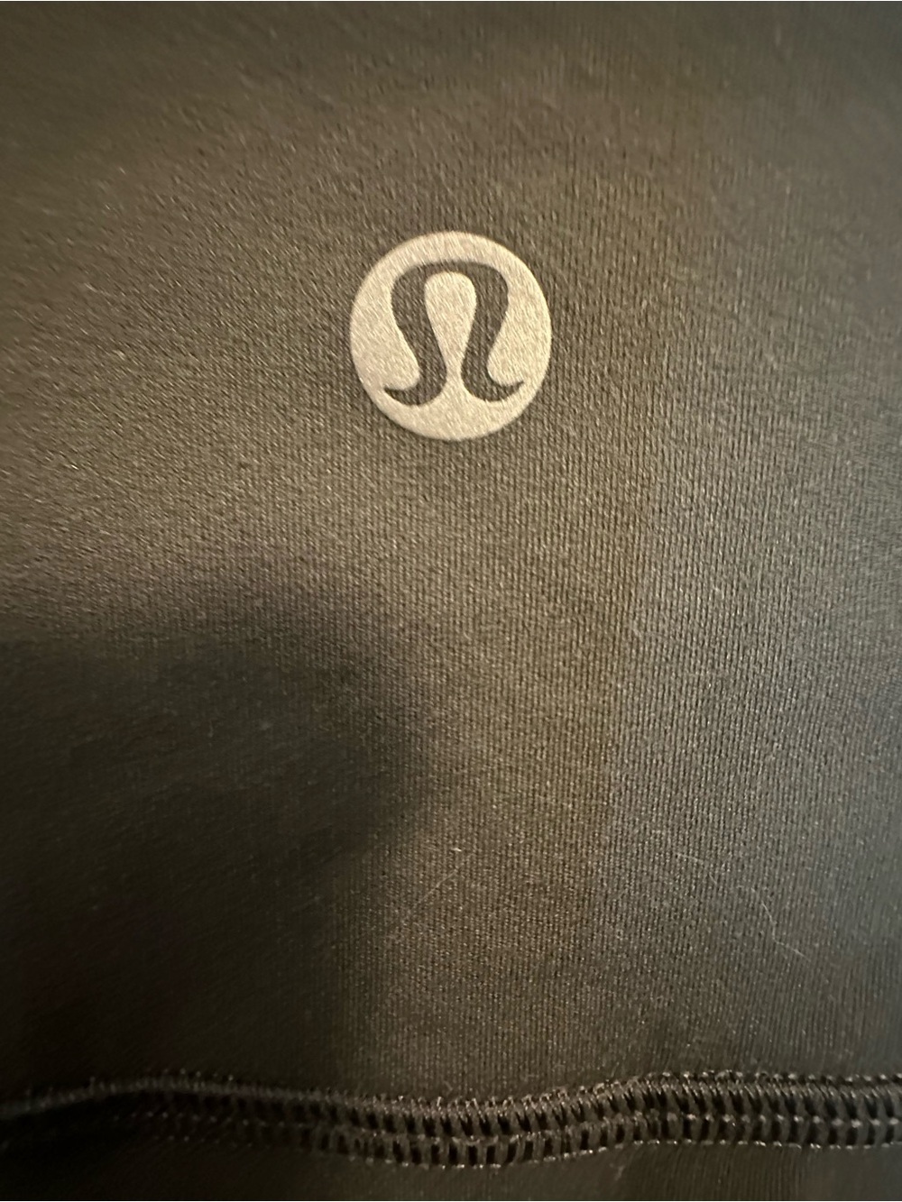 Lululemon Charcoal Grey Activewear Leggings with Logo